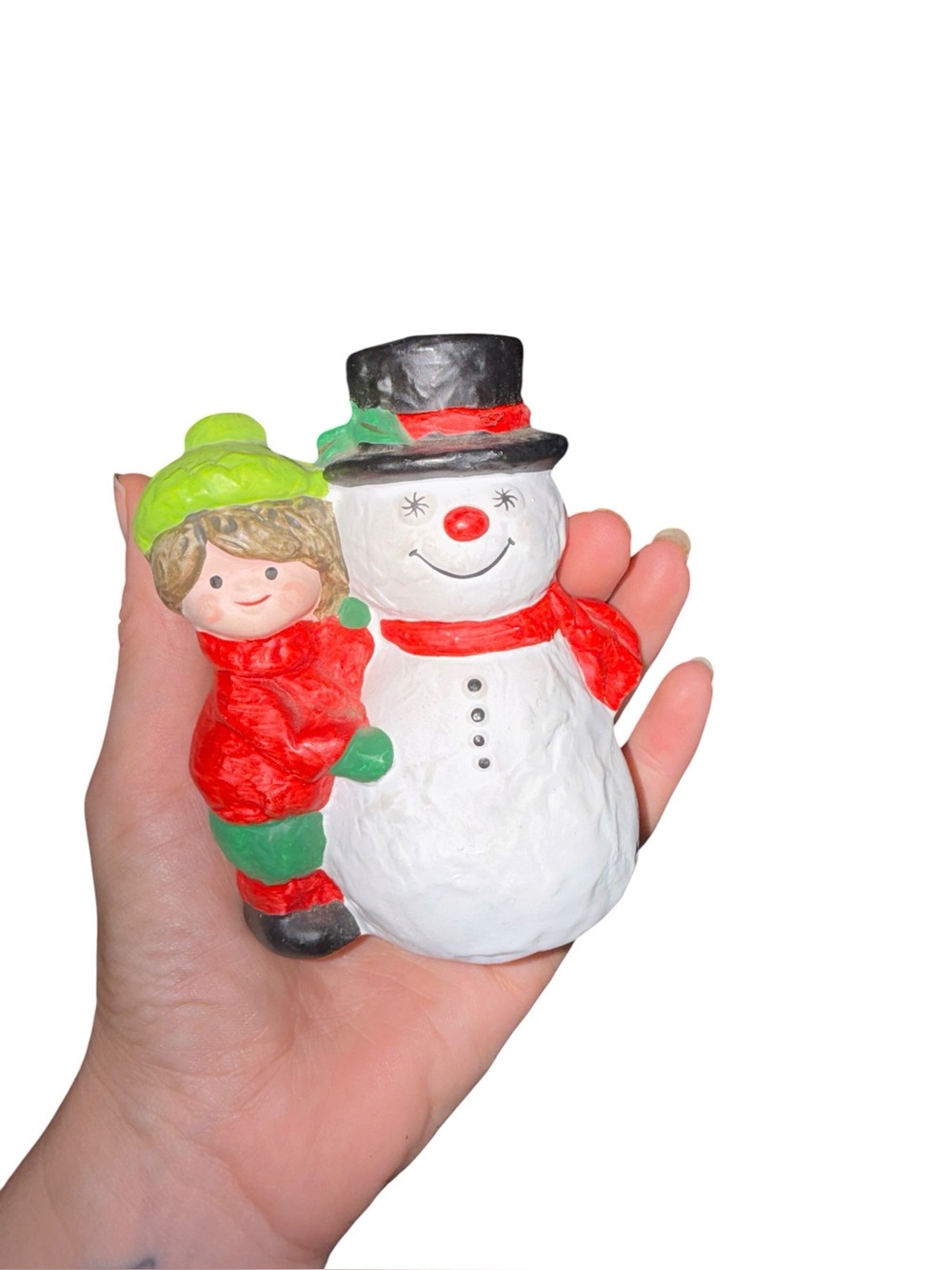 Vintage winter holiday figurine